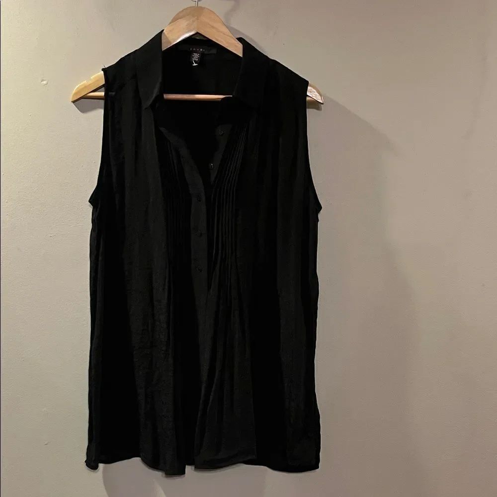 Fever Black Sleeveless Blouse
